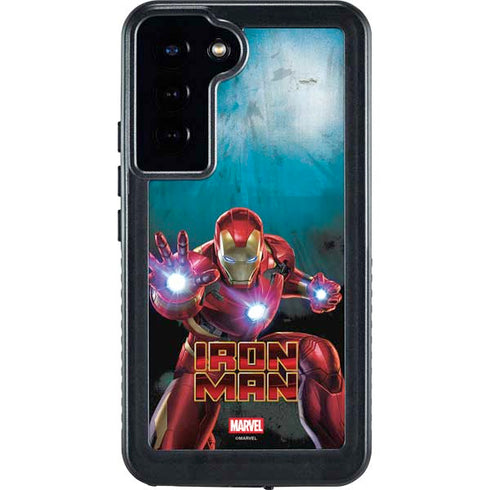 Marvel Iron Man Repulsor Blast Galaxy S24 Plus Waterproof Case
